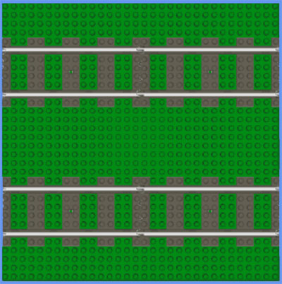 Lego track online dimensions